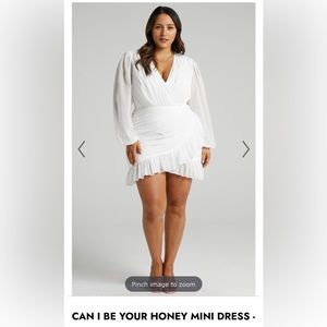 Showpo White Mini Dress